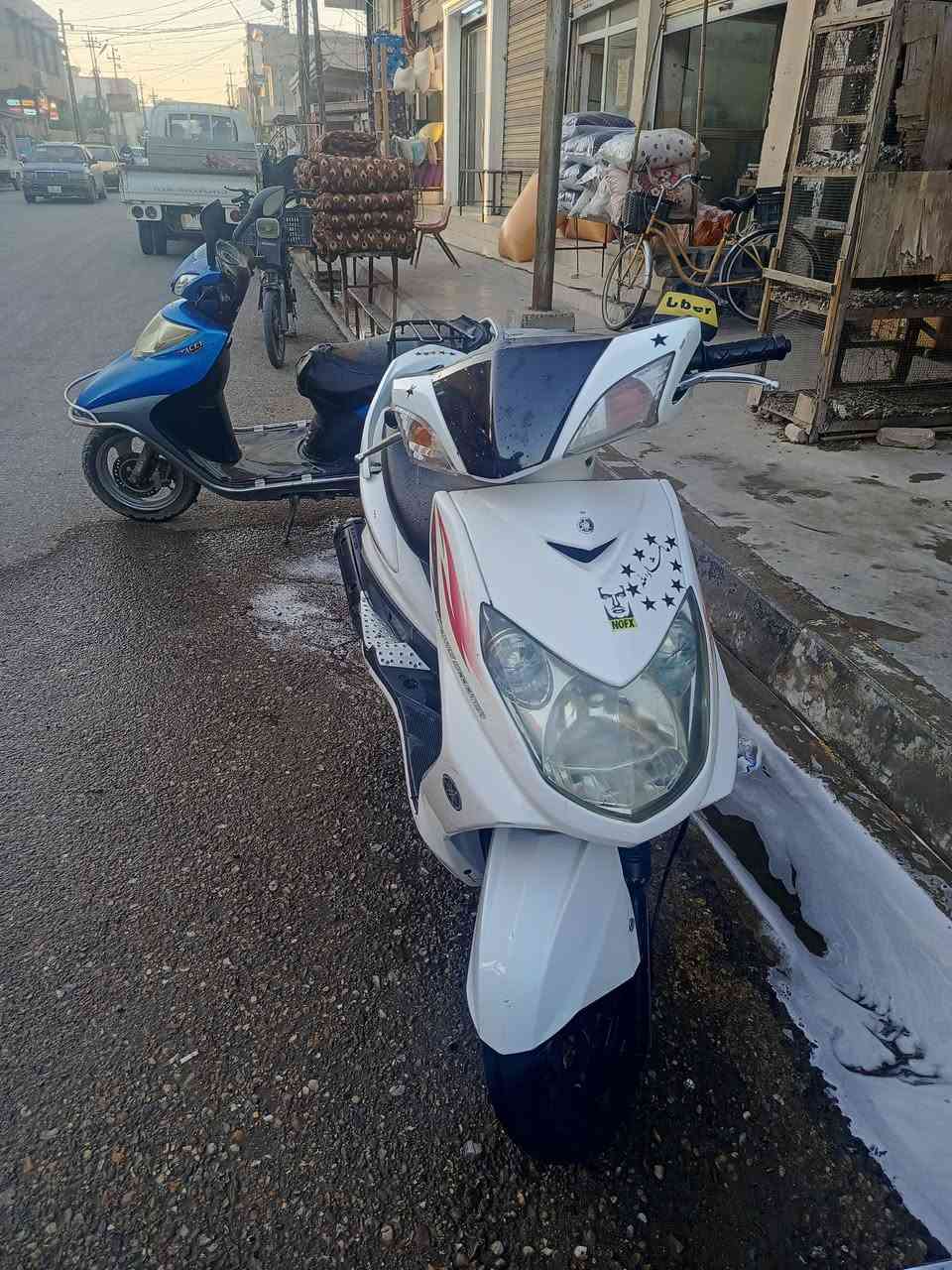 سلام عليكم للبيع سكنس فحل دراجه مصار هواي من نازله دراجه كفاله عامه حيل نضيفه سلف هندر اشاير لايت بك كله شغال للبيع مكاني بعقوبه السعر700وبيهة مجال ***********
