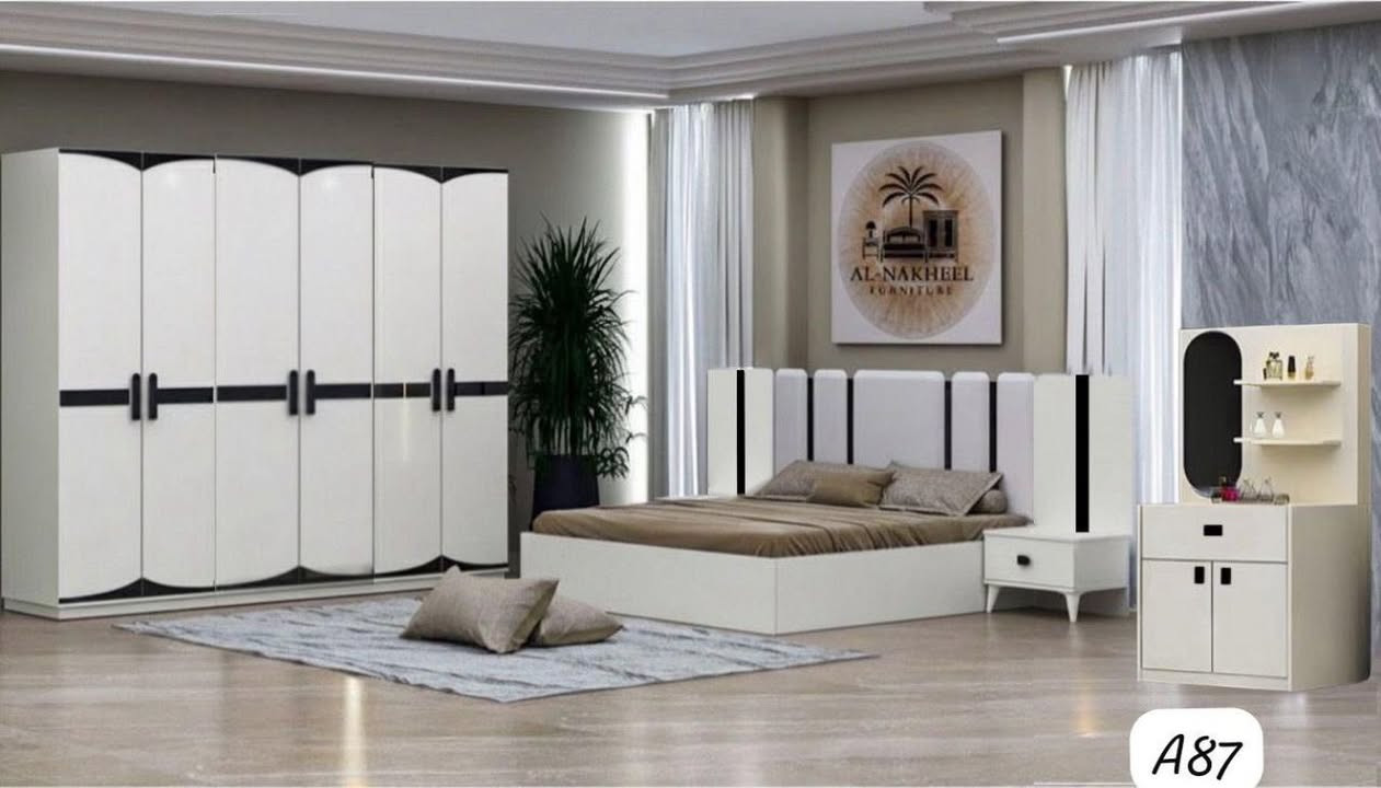 *5قطع*
*معمل اصلي دافنس*

*نفس الصور والفديو طبق الاصل*

*سرير مخزن* 

*اناره بالكومديات*

ملاحظة الشد مع التوصيل

الغرفه جديده 
اسعار مناسبه جدن

التواصل وتساب ***********
