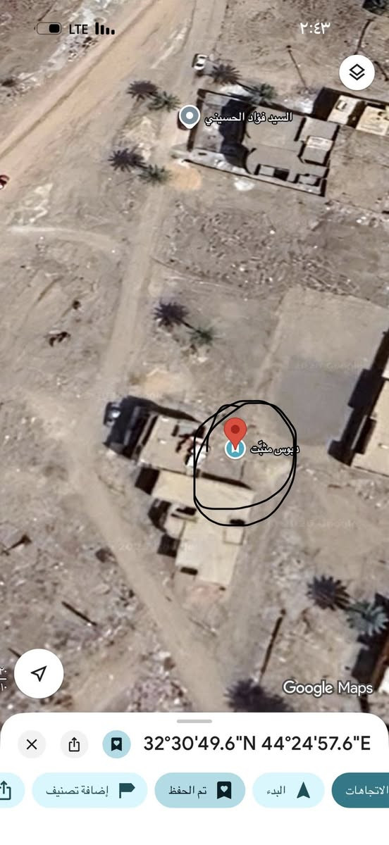 قطعة ارض 100 متر للبيع
واجهة 10*10 

الموقع زوير فرع مضيف الرسول الاعظم و نفس ما موضح بالصورة 

السعر ٤٠  و بيه مجال  

للاستفسار الاتصال ***********
