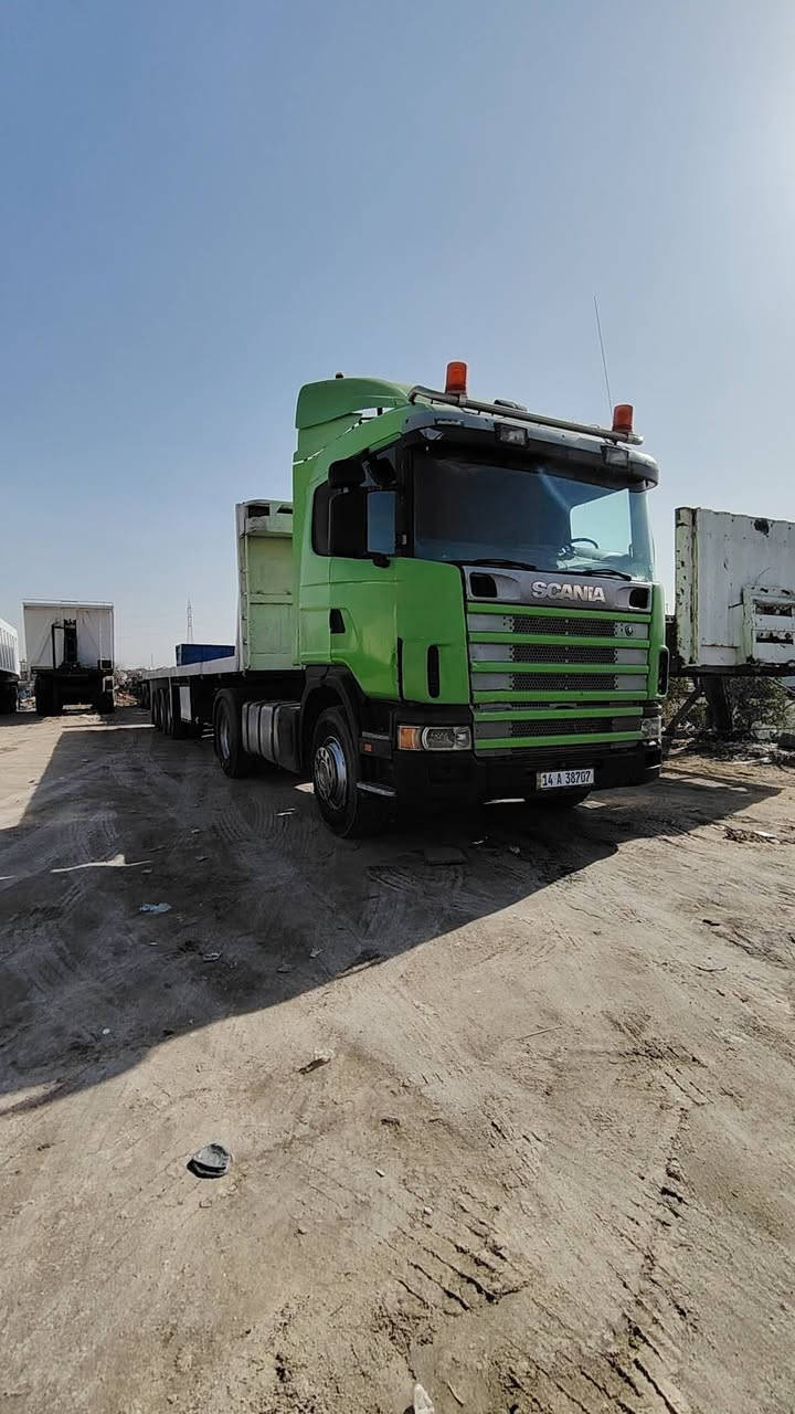 للبيع سكانيا موديل 1997 رقم بصره مكينه انجكتر R420 عربانه حداديه مزوج تخم تاير راس وعربانه السعر 200$ وبيه مجال العنوان البصره الزبير المعارض معرض المهدي للأتصال *********** ابو علي ***********
