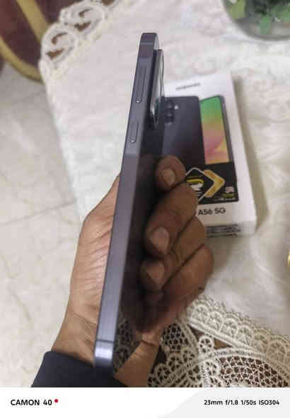 A56 ذاكره ٢٥٦  رام ١٢ نضافه ١٠٠ اخو الجديد مكاني مدينة الصدر السعر ٣٨٠ قفل نهايته ***********
