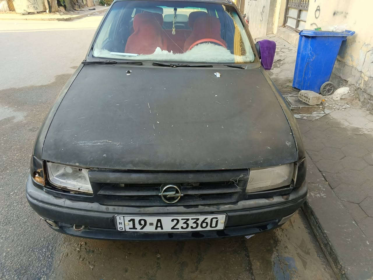 سلام عليكم 
اوبل استرا استيشن موديل 1993 شغاله السياره وتمشي   محرك حجم 16 مكينه تبخر وتنقص قليل كير عادي كهربائيات شغاله غرفته نضيفه رقم كربلاء الدولي الجديد بسمي مكاني النجف سعرها 28 وبيها مجال قليل استفسار اتصل ‏‪***********‬‏
