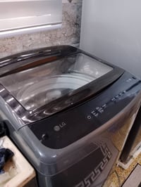 غساله او تماتيك نوع LG   تحميل علوي وزن 16 كيلو مستعمله قليل نظافة 100...