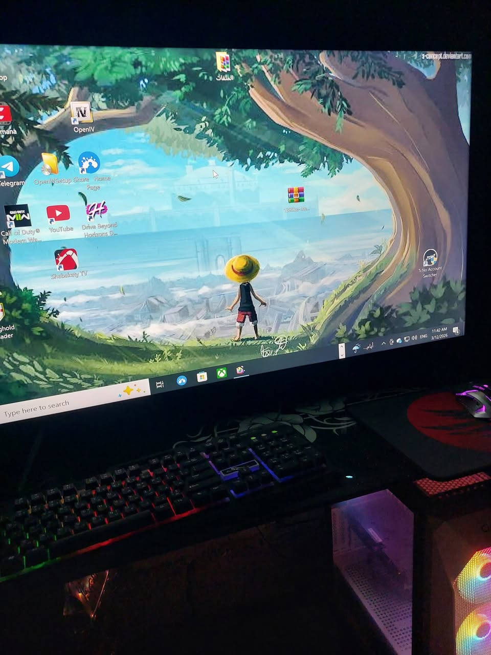 كيس فقط للبيع
Ryzen 5 5500
Rtx 3060 12G
M.2 500G Hdd 1T
Case Galax X4 fan Rgb 
B450M_Aii prime Asus
Ram ddr4 2x8=16G 3200Hz
Power 650W mass 80 Plus bronz
ويا ماوس وكيبورد ارجيبي
مع كامل كراتين التجميعه مال بيت إستخدام شخصي كم شهر مكاني موصل 
السعر 825


**إذا كنت صاحب هذا الإعلان وتريد حذفه لأي سبب، رجاءا أرسل رسالة إلى الدعم الفني**