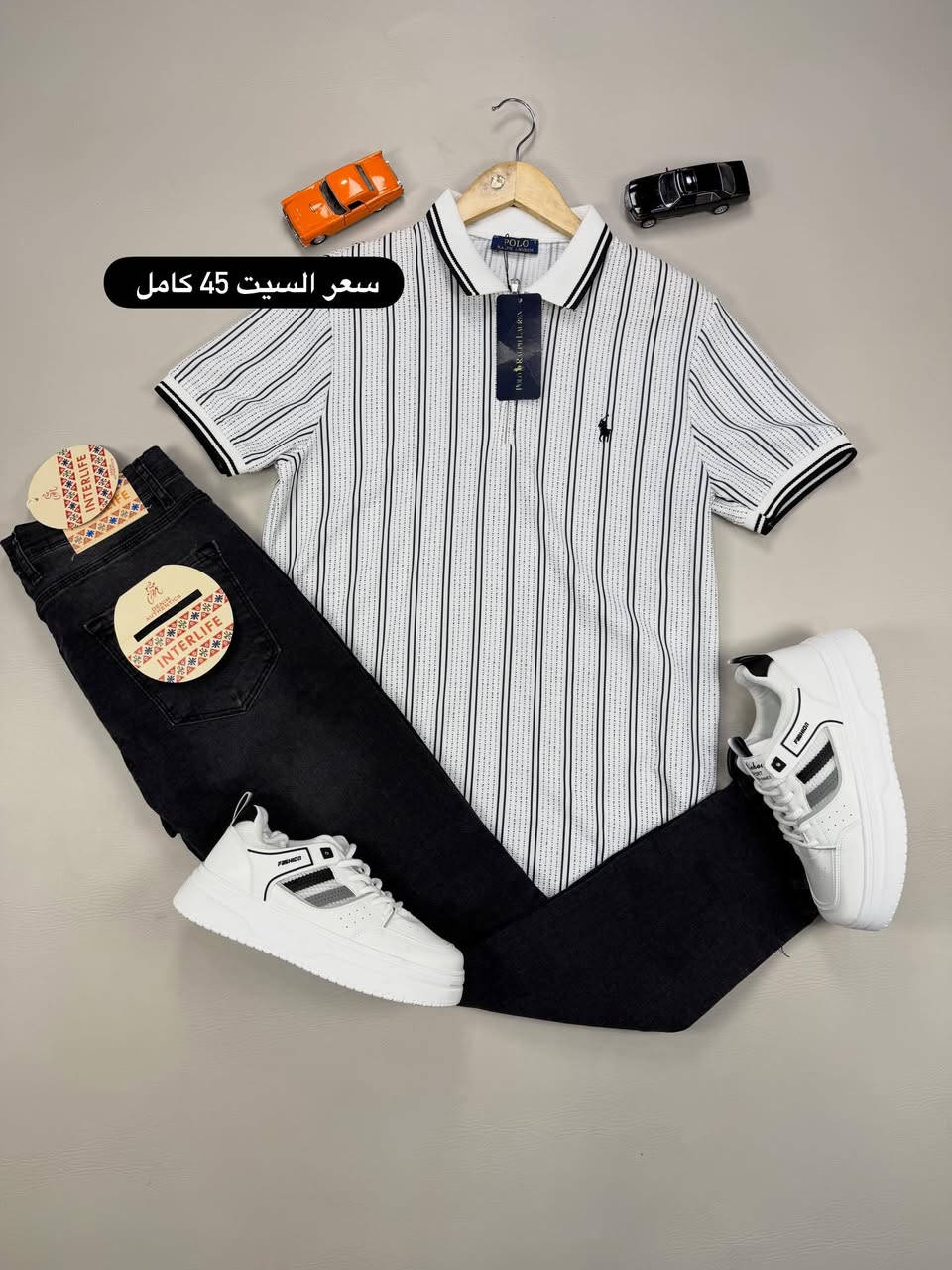 اسحب .......
‏@alshabab.fashion1 السيزن الصيفي يمنه غير -
✅ السعر داخل الصوره يشمل السيت كامل
✅ يتوفر من كل قطعه داخل السيت جميع الأحجام والألوان
✅ الموقع الموصل الجانب الأيمن حي 17 تموز
✅ التوصيل 3 داخل الموصل 5 الف جميع محافظات العراق


**إذا كنت صاحب هذا الإعلان وتريد حذفه لأي سبب، رجاءا أرسل رسالة إلى الدعم الفني**