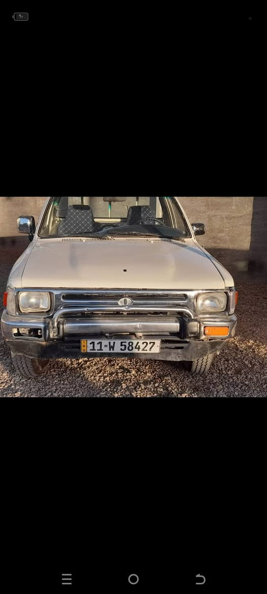 تيوتا بيكم موديل 1992رقم بغداد مصبوغه عام محرك وكير كفاله مكان صلاح الدين الضلوعية السعر 50 وبيهه مجال رقم الموبايل ***********
