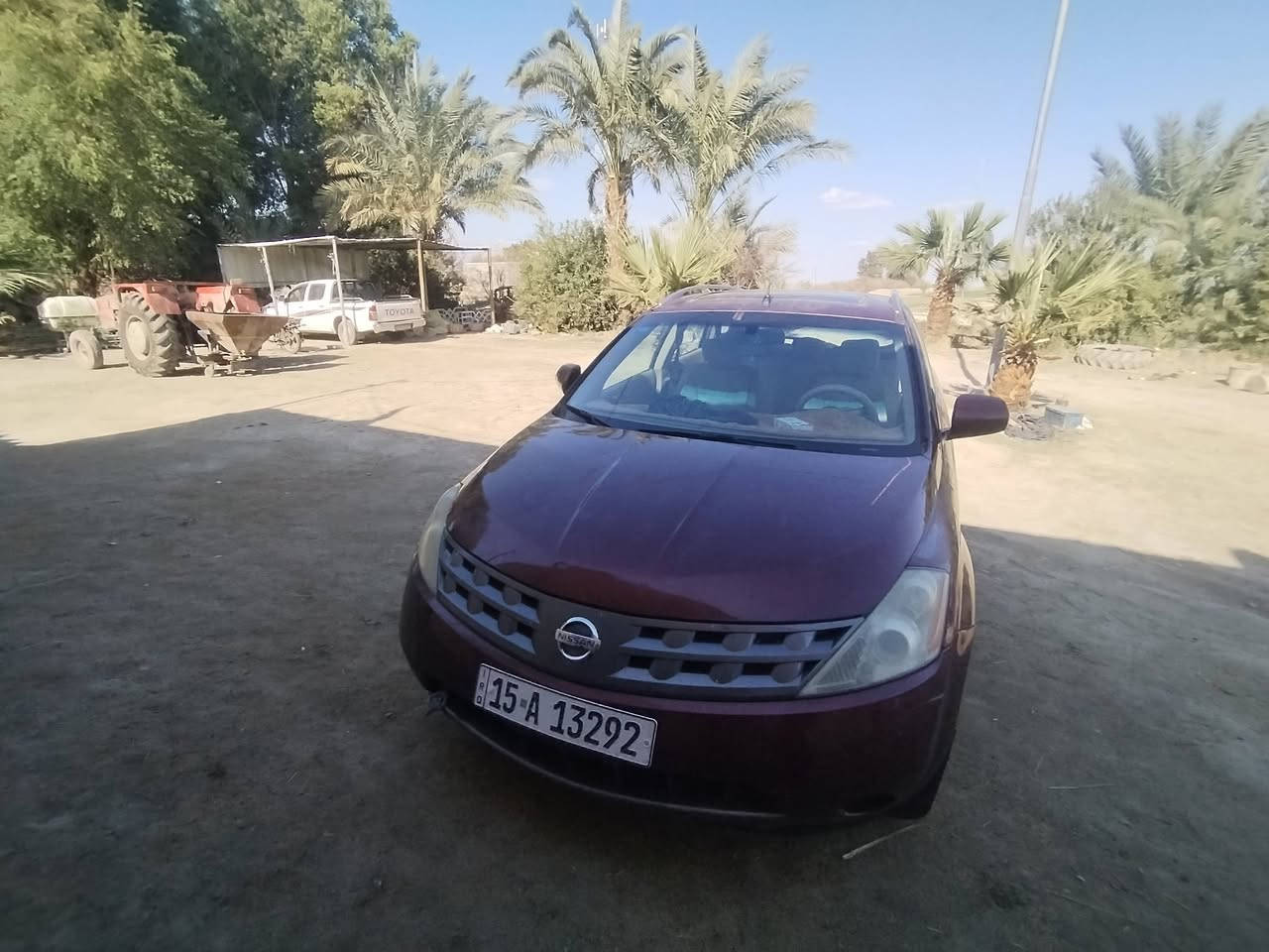 سلام عليكم 
للبيع نيسان مارونو موديل 2008 خليجي كير ومكينه مكفولات 
حداديه جديده تخم تايرات  سياره كامله 
6سلندر 3600  المكان ذي قار الغراف 
ترهم مرواس 
السعر 58 ومجال 
***********
