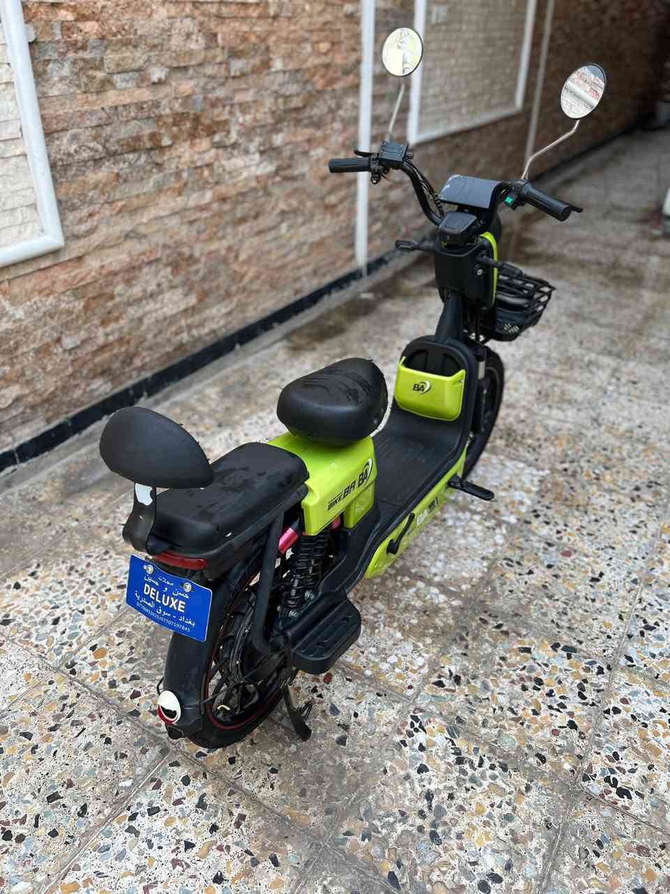 دراجة شحن للبيع

المواصفات :

خمس بطاريات جديدات🔋

البطاريات 35 فولت ✅

الملف 800✅

اربع سرع ✅

شاشة بيها عداد وعدد الكيلوات وانواع الاعطال والشحن✅

اشارات يمين ويسار ✅

ضوء عالي وناصي ✅

بصمتين وسويچين ✅

ميزة التشغيل عن بعد ✅

قفل الدراجة من خلال البصمة ✅

سرعة 99 بالعداد الفعلية تقريبا 70 ✅

شاحنة اصلية ✅

سلة امامية ✅

چكمچة ✅

ستاند جانبي ✅

ستاند تعليگي ✅

مثبت موبايل ✅

مدخل شاحنة USB✅

تايرات چوبلس ضد البنچر ✅

اربع دبلات ✅

السعر :475

للتواصل :***********

العنوان : بغداد الشعلة حي الجوادين
