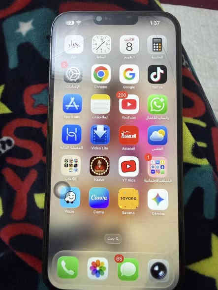 ايفون 13 بروماكس للبيع الذاكره 256 شرق اوسط نموذج M البطارية 84 جهاز جديد ماخذته على استعمالي الشخصي فقط والكارتونه ويا
السعر 650 الف
مكاني بغداد الخطيب للاستفسار خاص
او على الرقم
‭0771 635 0355‬
