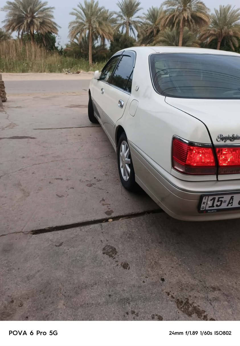 سلام عليكم ملكه كراون مديل 2002 كفاله من كصه ونقل والعيب سياره فقط.بيع مستعجل عليه  شرعي رقم أنبار بسمي تحويل ثاني يوم سياره بيه تغير لون جان سابقا لونه حبري سويت معامله وغيرته ابيض مكينه ففيتيvفيشه وبطل مكينه وكير كارتون شاشه كشنات كهربائي تخم تاير  حداديه أمامي خلفي جديده سياره جاهزه سعر120وبيه مجال  مكاني كربلاء ***********
