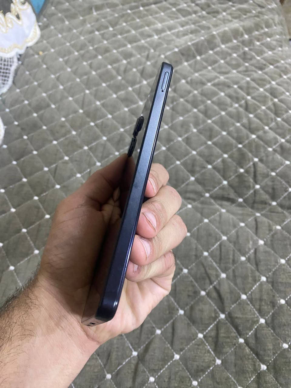 سلام عليكم لبيع ريملي نوت 12 فايف جي / ذاكره 128 
جهاز جديد خدش ما بيه كفاله عامه / ملحقات جهاز موجوده سعر 120 عنواني البصره معقل ساعه شراي يتصل ***********
