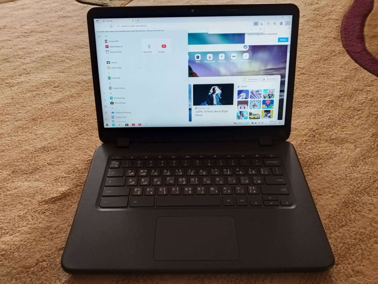 السلام عليكم لابتوب لينوفو المواصفات 512ذاكره خارجيه نضافه 100 كامره وبطاريه تشغيل  6ساعات طبعاً هذا نسخه معدله شاحنه الأصلية السعر 80وبي مجال هذه رقمي *********** فقط واتس اب واكو توصيل لكل المحافضات
