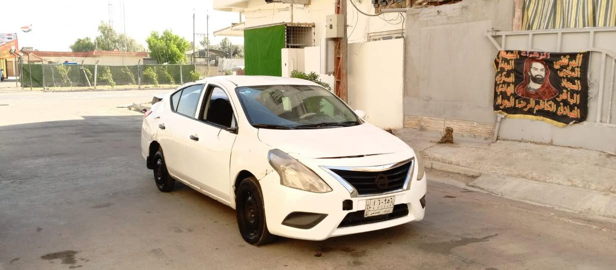 سلام عليكم لبيع نيسان فيرسا موديل ٢٠١٦ رقم ذي قار تحويل مباشرسعرهه٥٥ وبيهه مجال بسيط شغاله وتمشي بيهه حادث مثل صور مكان سياره بغداد استفسار ***********
