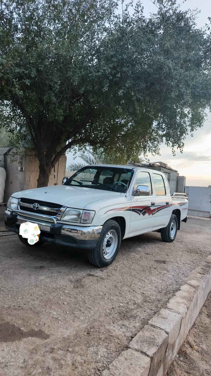 تيوتا دبل قمارة
موديل 2002 رقم اربيل
سنويه جديه مكفوله كفالة عامه 
وضع شركه كير محرك اكسل 
 تدفئه وتبريد تخم تاير جديد
      مكاني ديالى

 ***********
***********
