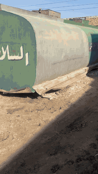 صهريج خزن كاز للبيع سعه 41الف لتر  حديد بو 8الولي للبيع تصال 078258748...