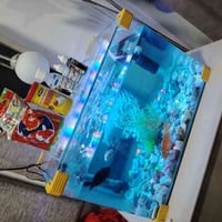 للبيع حوض كامل معه السمك واكل وقطرات السعر ٥٠ لف مكاني بغداد حي العامل...