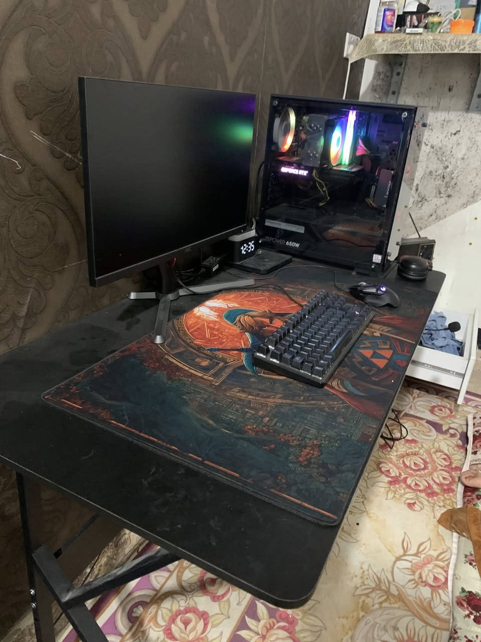 سلام عليكم
PC للبيع
المواصفات
معالج:AMD Ryzen 5 5600X 6-Core Processor (12 CPUs) ~4.7GHz

كرت شاشة:NVIDIA GeForce RTX3060 12G 2FAN

مذر بورد : ASUS PRIME B450 M-K

الرامات: T.FORCE 32G Speed 3600MT/s

الذاكرة 1: M.2 1T Speed 3200 Lexar
الذاكرة 2: SSD 128G Speed 6G Lexar

بور سبلاي : Thermaltake 650W +80 SILVER

مبرد معالج : DeepCool هوائي RGB

الكيس : Yuhui 4FAN 

الشاشة : AOC 180Hz 0.5ms FHD

الماوس 1: LOGITECH G502 hero
الماوس 2: X TRIKE ME GM-323

كيبورد 1: KROM RGB متغير ميكانيكي
كيبورد 2: 

سماعة : Hyper X Cloud 2

سوبي اس : FANTOM 1500

ماوس باد 120X50

Windows 11pro

‎السعر مليون و ٣٠٠     1300
‎مكاني بغداد الشعب حي اور 
‎الشراي يتصل ***********
