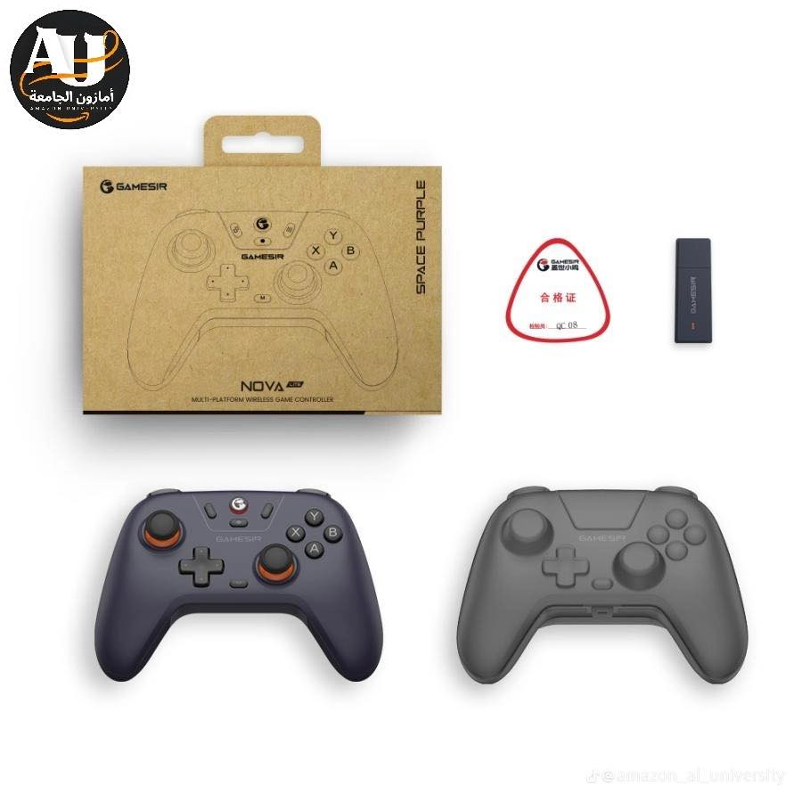 جويستك تحكم الألعاب اللاسلكية GameSir Nova Lite.
متوافقة مع أجهزة متعددة تشمل الكمبيوتر (Windows)، نينتندو سويتش، أندرويد، و iOS. 
تدعم ثلاثة أوضاع للاتصال: بلوتوث، لاسلكي 2.4 جيجاهرتز، وسلكي عبر USB-C. 
تتميز بمشغلات بتأثير هول (Hall Effect Triggers) لضمان دقة واستجابة عالية. 
تحتوي على ميزات الاهتزاز ووظيفة التيربو (Turbo) لتجربة لعب محسنة. 
السعر 25 الف متوفر توصيل لكافه انحاء العراق


**إذا كنت صاحب هذا الإعلان وتريد حذفه لأي سبب، رجاءا أرسل رسالة إلى الدعم الفني**