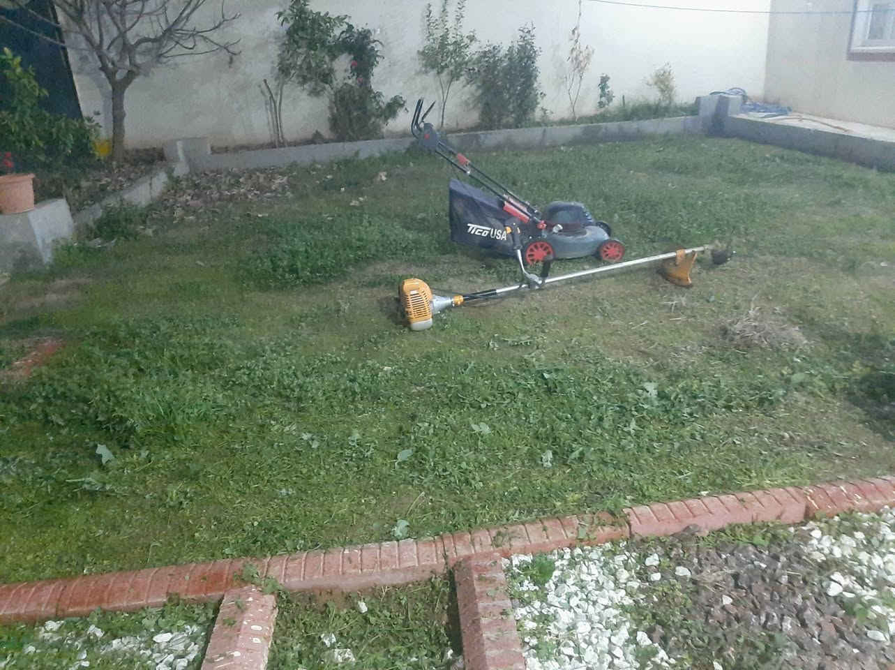 السلام عليكم لايزال مستمرين في ترتيب الحدائق
يوجد لدينا (قص ثيل)(قص الادغال)(تقليم اشجار)
للأستفسار اتصل على الرقم ***********
او مراسلة الصفحة
