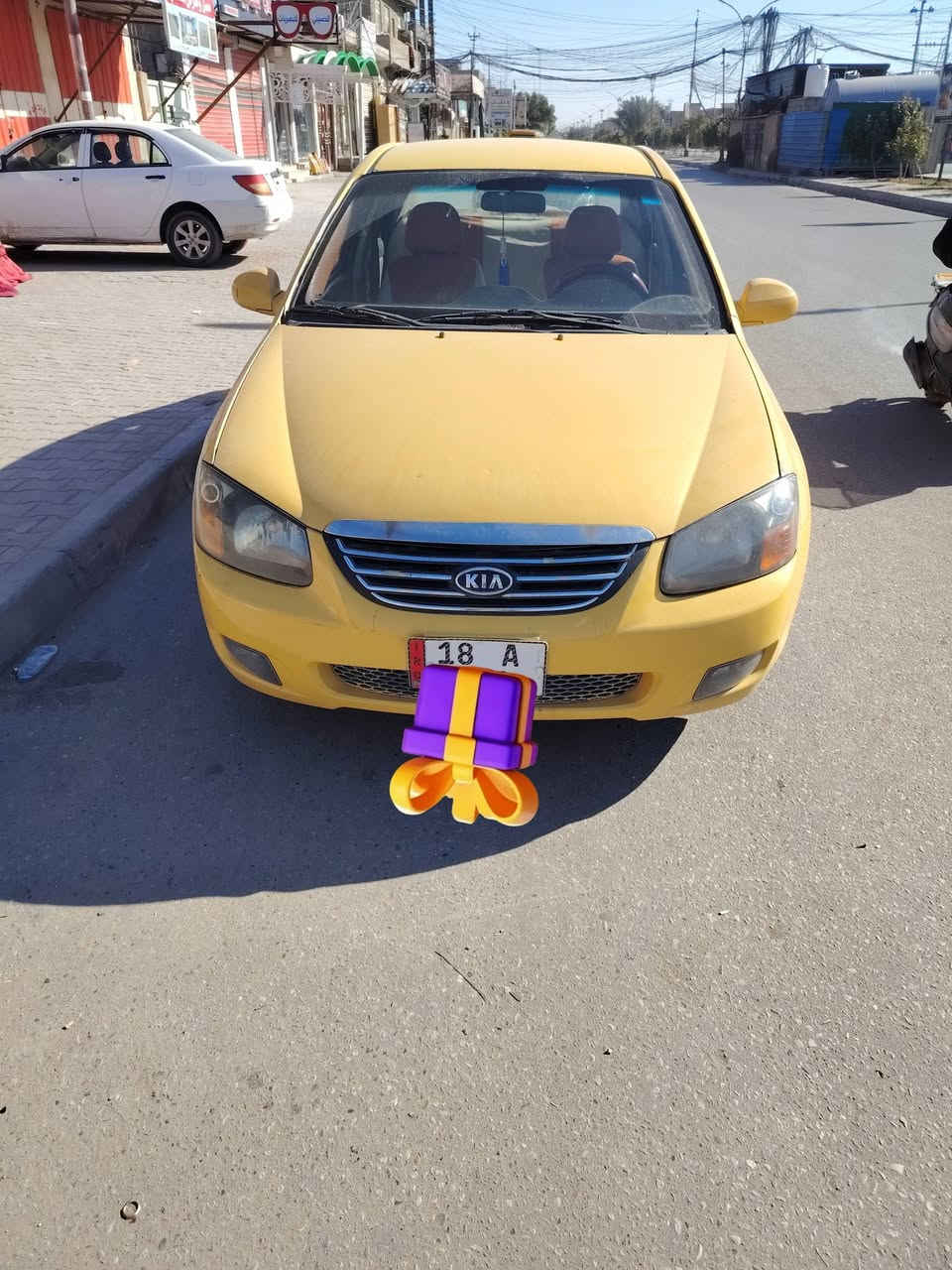 السلام عليكم كيا سبكترا وارد امريكي محرك 2000 مصفر هيئه وغرامات بيه ضربة جاملغ جهة السايق سنويه بسمي رقم بابل مداور ثاني يوم السعر 70 وبيه مجال  مكاني كربلاء حي العسكري ***********
