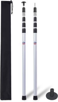 اعمده خيم • مظلات المنيوم • قابله للتعديل