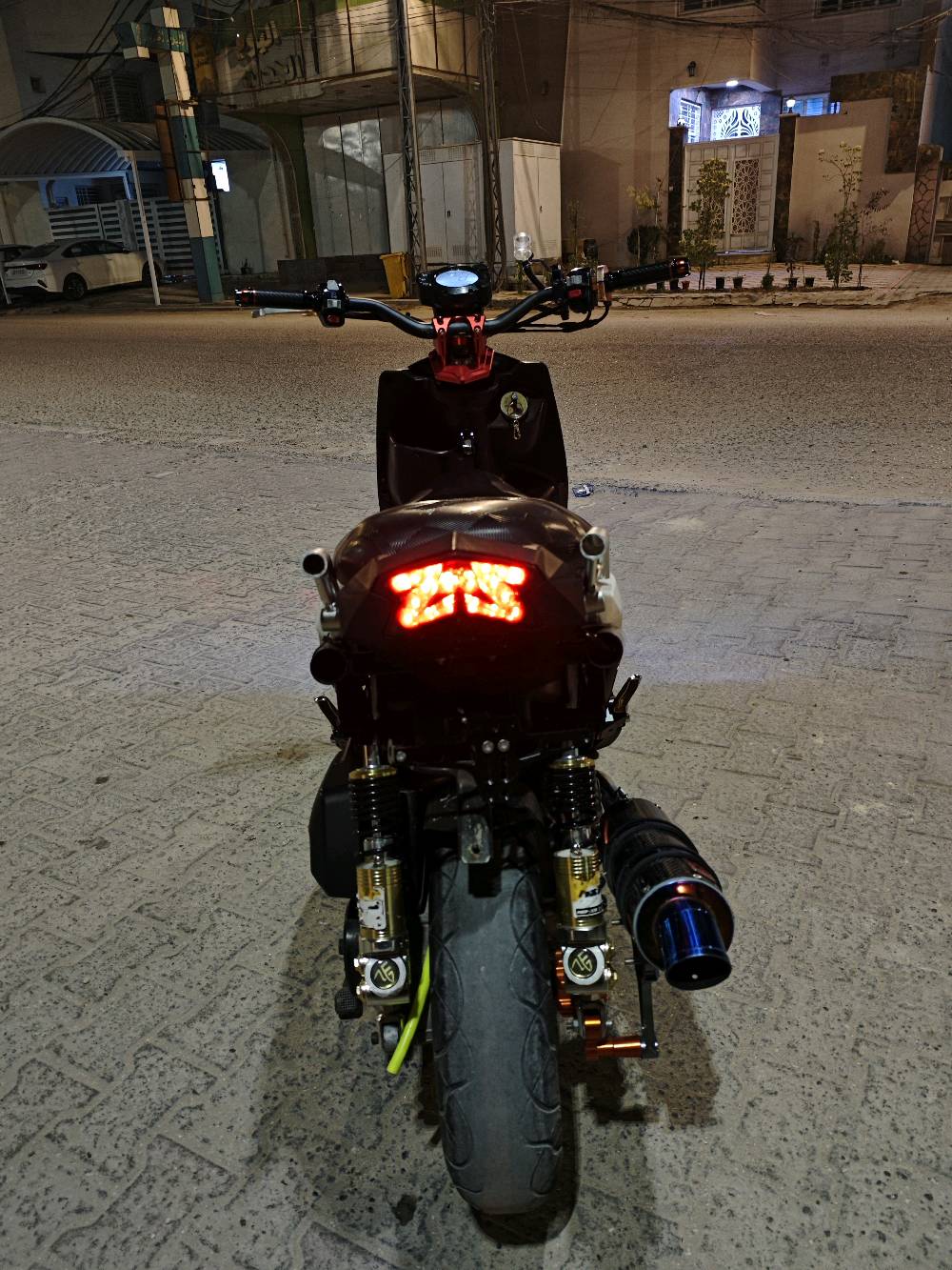 سكنس جبلي ام عيون موديل🉐 14
فول تزويد ما عايزة برغي🪬
ويل مشيف بلادي
صدر كامل بلادي ذهبي 
ركبة رياضي
يدات رياضي
مقابض رياضي
جك صفح رياضي
سبايدر رياضي 
بك لايكZ
دبلات خلفي رياضي 
صالنصة بوري عدل كاربون اصلي
عقلRC رياضي قابل للبرمجه🙈
كور KOSOبلادي هاوننن🙉
مكينة 59.30
كلجات رياضي
زرع لد متغير +زرع عدسات تاهو
هاوزن رياضي
سلف رياضي
جاملغ كاربون 
قاعدة رقم tmax
فراك بريك KOSO
شمعه شيال KOSO
الدراجة مصروف عليها كلش هواييي ما عايزة اي شي
مكان نجف 
رقم***********