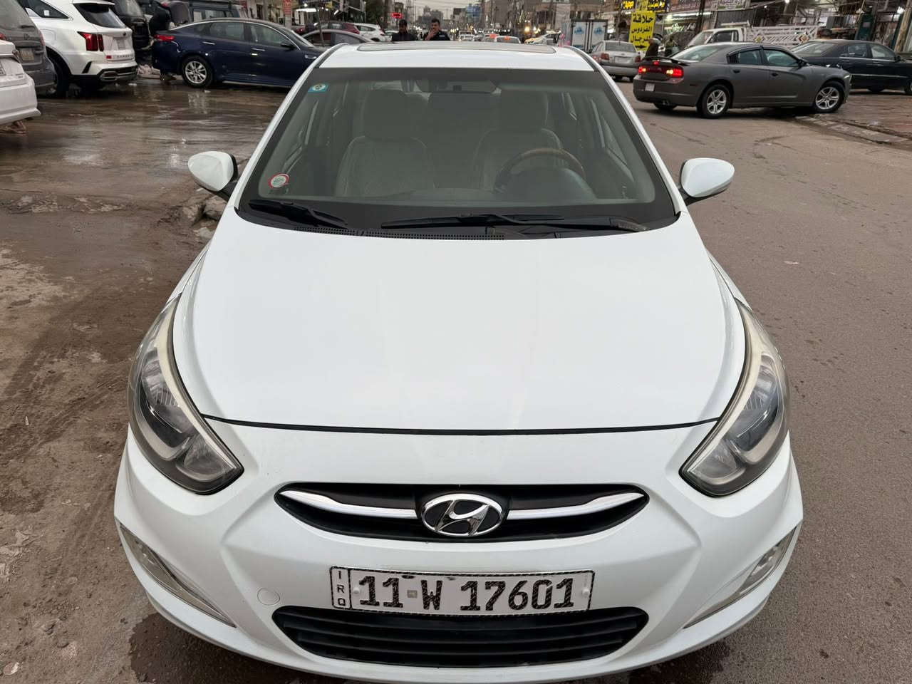 للبيع اكسنت خليجي موديل (2016) محرك دوش (1600) ماشيه (123) ألف كيلو متر  فول مواصفات  رقم بغداد جديد بسمي مكفوله فقط شبر بالباب الخلفي صبغ ومكانات بادر كما موضح بالسونار مرفق مع الصور سيارة جاهزه مابيها أي نقص تبريد محرك كير تايرات صدر كلها جيد جداً / العنوان/بغدادالعامرية /شارع العمل الشعبي /السعر (115$)ورقة وبيها مجال الاتصال عالرقم او وتساب فقط رجاءً مامتواجد عالفيس (***********)
