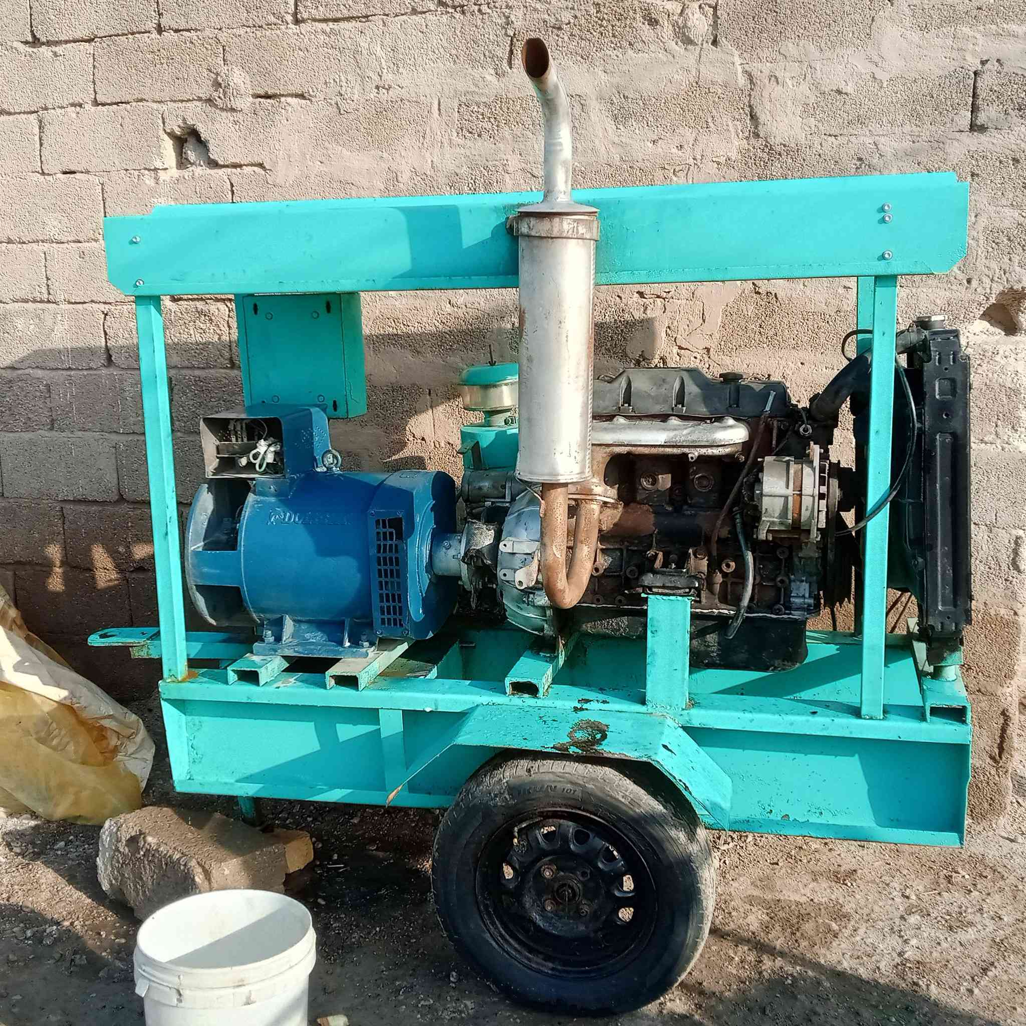 سلام عليكم مولدكيه للبيع 2700مكينه شرط تشغيل مكفوله نضافه كدامك مكاني كوت سعر 14ورقه وبيه مجال قليل الهاتف ***********
