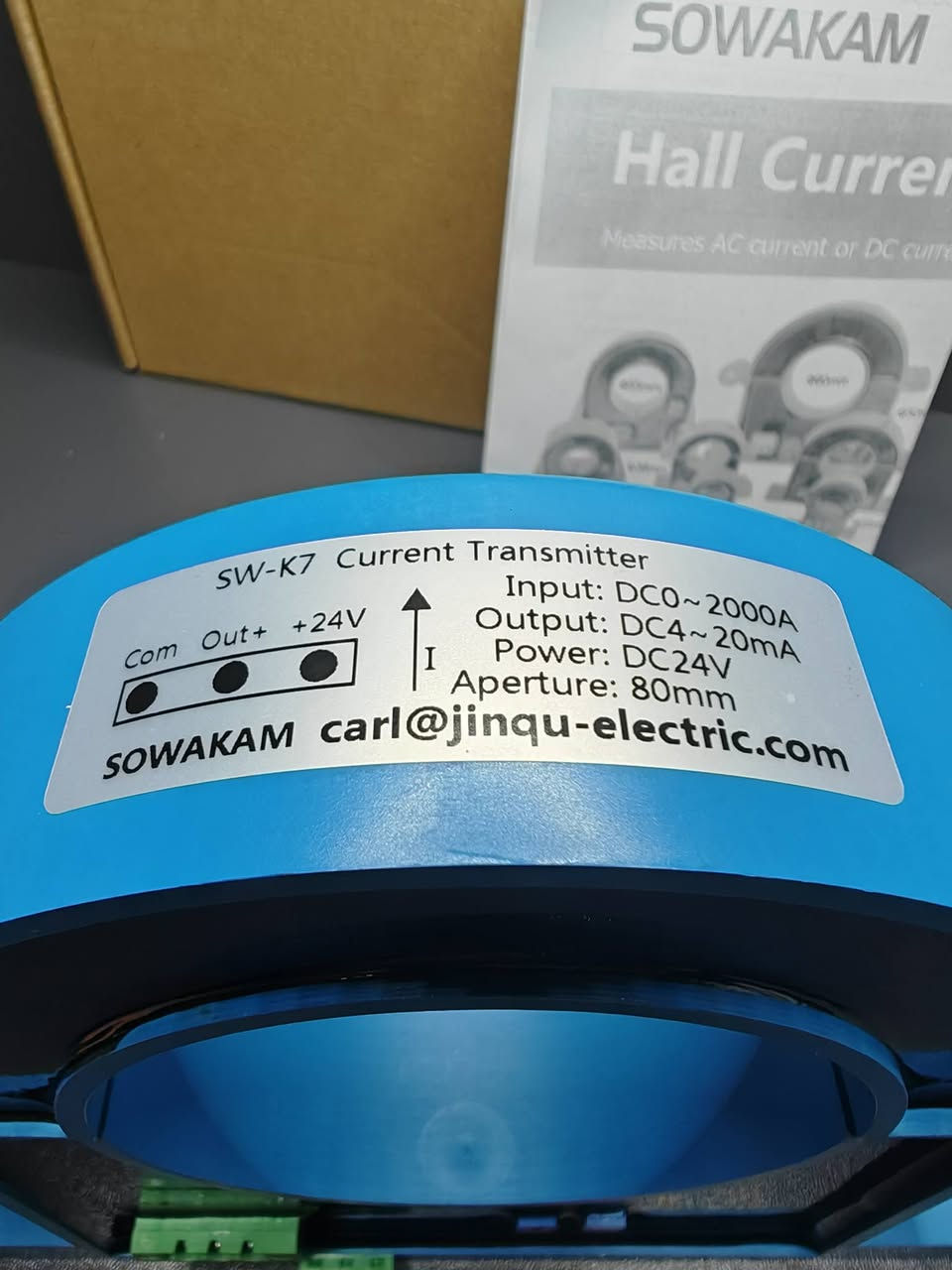 اخوان عندي هذا الجهاز ما اعرف شنو شغله، مكتوب مستشعر تيار
متوفر هذا الجهاز للبيع، مكتوب مستشعر تيار، 0-2000 امبير، قطر 80 ملم، باقي المعلومات بالصور، جديد غير مستخدم بعده بالباكيت، للامانة ما اعرف شنو وظيفته بالضبط ولا اعرف سعره، الي يستفيد منه ينطينا سعر
يوجد توصيل لجميع المحافظات ***********
