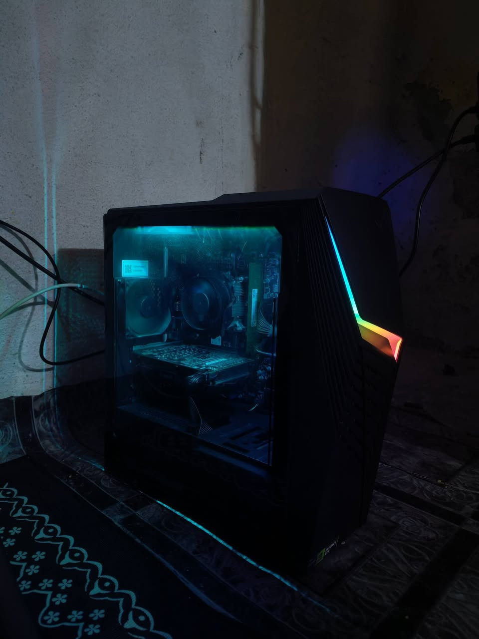 سلام عليكم بي سي العاب للبيع ***********
CPU I5 13400F
GPU 1660S
RAM 16 DDR4
 motherboard
H610PRO 
power 750k
 كيس من STRIX
   m. 2))) 500G
سعر 700وبي مجال للشراي
