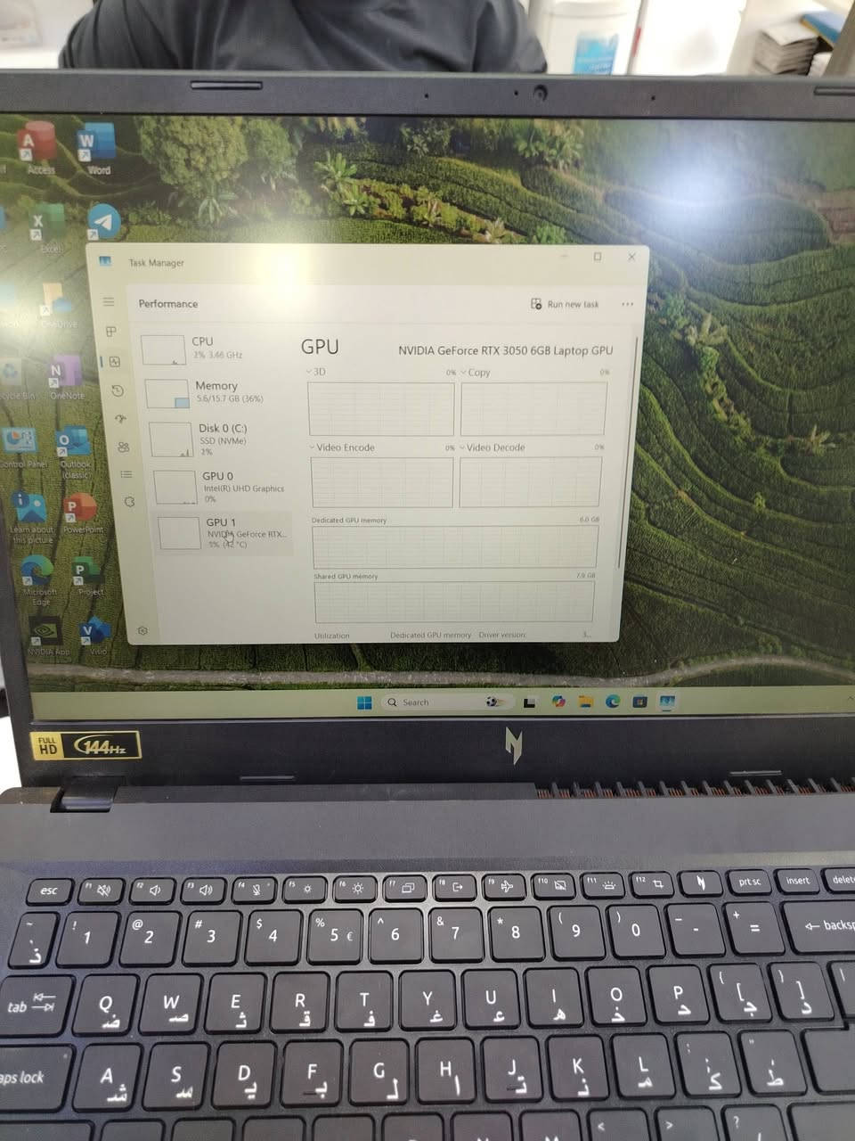 السلام عليكم ورحمة الله وبركاته
لابتوب أيسر نيترو
I7 13620H جيل الثالث عشر
16gb DDR5
512 ssd NVMe 
NVIDIA RTX 3050 6G
15.6 FHD+ 144hz
السعر 1250.000
العنوان بابل شارع أربعين يتوفر توصيل لجميع محافظات العراق
*********** للتواصل
