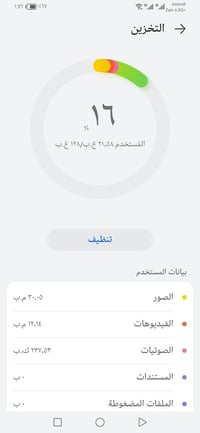 هونر واي ٩ • ١٢٨ • كاميرا سلفي معطلة