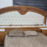 تخت خشب زان للبيع كامل مع كومدينات التخت مخزن جك حديد . نظافة 95 % اتص...