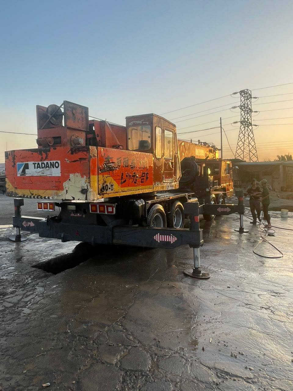 يالله مرخصة مدير الكروب
اللهم صلي عله محمد وال محمد
كرين تادانه 25طن مديل 82 
شغال جاهز خير من الله
ارقام جديده سنويه جديده 
ثاني يوم احولك 
السعر دفترين ونص وبيهه مجال بصيط
رقم الهاتف *********** 
مكاني بغداد
