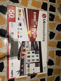 شاشة LG حجم 50 فول مواصفات تكنيك جديدة ما مستعمله الشراي يتصل 07764470...