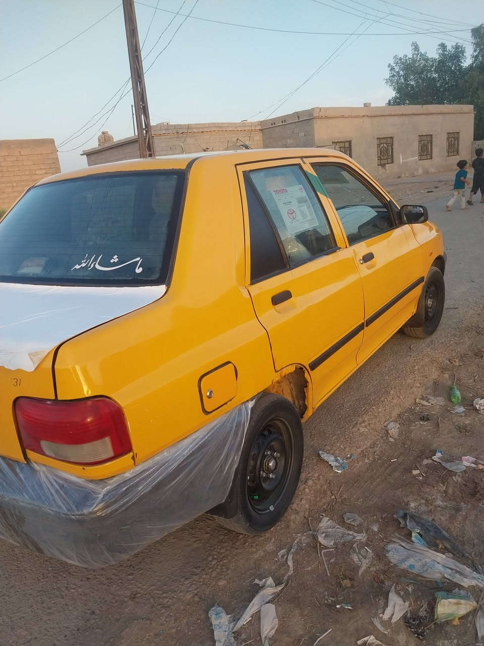 سايبا للبيع موديل 18ايراني مكينه كير تخم تاير مصفره هيه وغرامه سياره احلا من صوره 
السعر 32 وبيها مجال ***********
