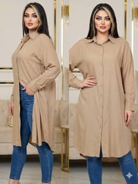 ✨ القميص الطويل.. قطعة الأناقة التي لا غنى عنها في خزانة كل "كشيكة"! 👗...