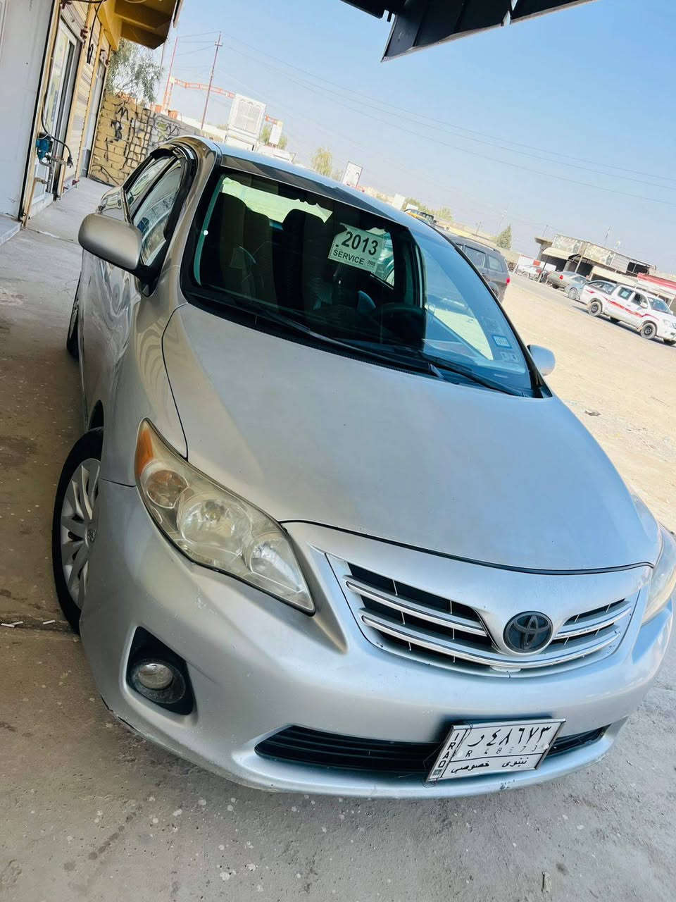 اسلام عليكم كورلا 2013
للبيع فقط بدون امراوس 
ضرر قطعتين جاملق وبونيد تبديل فقط 
تدفه تبريد شرط 
طخم صدر جديد 
طخم تاير كله جديد 
سياره مال جناي 
سياره حلوه وناصبه احله من الصور 
تحويل وكالة السيارة باسمي 
للاستفسار ***********
