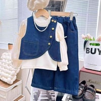 سوت بناتي • ٣ قطع • مقاسات ٢-٧ سنين