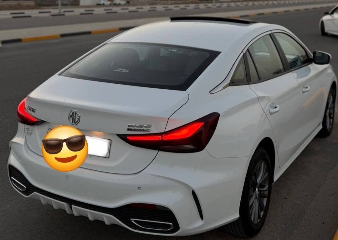 السلام عليكم  MG5 بلاس
السياره جديده جدا ماشية 18 
‎المحرك 1500 تنفس طبيعي 
‎كير اوتماتيك 
تبريد قطعتين امامي وخلفي دبل فريز 
‎شاشة كبيرة اندرويد
كامره خلفية دوارة 
السيارة بصمة +  بصمة ابواب وصندوق 
هندبريك بصمة 
اوتو هولد 
ويل كب كروم 
كروز سرعة 
تحكم ستيرن جهتين 
لايت + بك لايت لد Led
بلوجكترات امامية زنون Led
اشاير بالمري الجانبية 
لايت عدسة زنون +تكحم بالايت ماطور 
‎حساسات خلفية
حساس ضغط اطارات
 4 جام كهرباء اوتو 
داخل اسود وماروني
السياره بعدها بلازكات الشركة زيرو 
السيارة ترقيم جديد اربيل 
الاستفسار واتساب ***********
