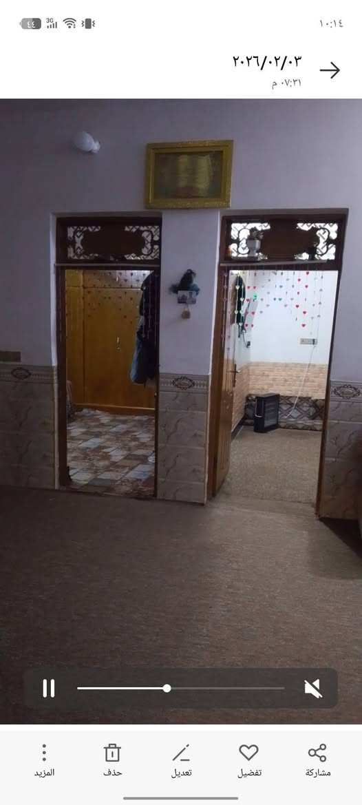 سلام عليكم بيت بحي العسكري قريب ع شارع مساحة 2010 بيت نظيف مستعجل ع بيعة اكثر الاستفسار ع هذة رقم ***********
