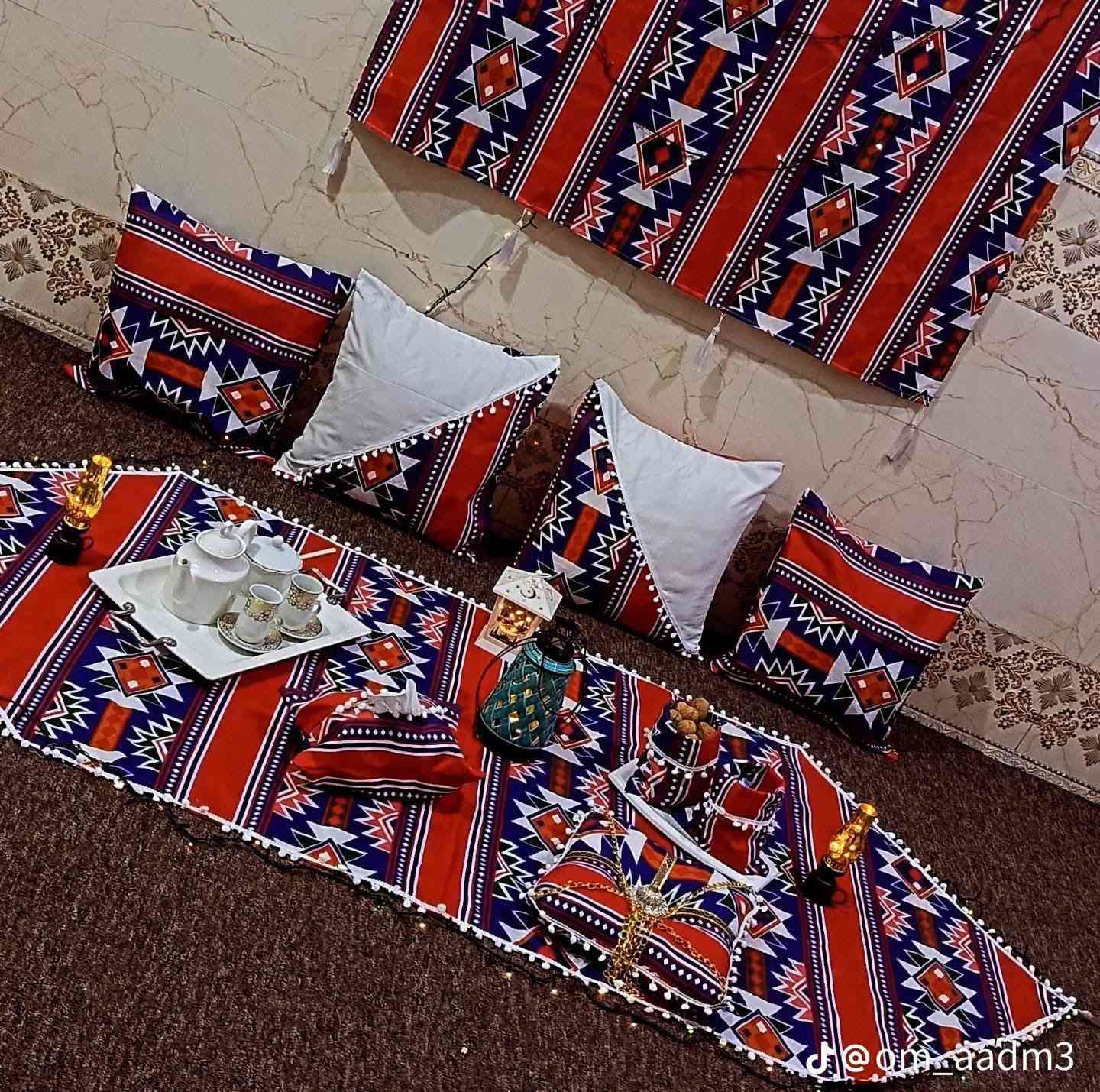 خلي رمضانك ويانه غير 
تجهيزات رمضانيه متوفره 
لاسعار حسب عدد القطع والقياس 
مفرش تخم كامل 
مفرش ارضي 
مفارش ميز طعام ابكل القياسات 
كوشات مع حشوه اوبدون حشوه حسب طلب 
اكياس متوفره 
إشارة الأصدقاء


**إذا كنت صاحب هذا الإعلان وتريد حذفه لأي سبب، رجاءا أرسل رسالة إلى الدعم الفني**