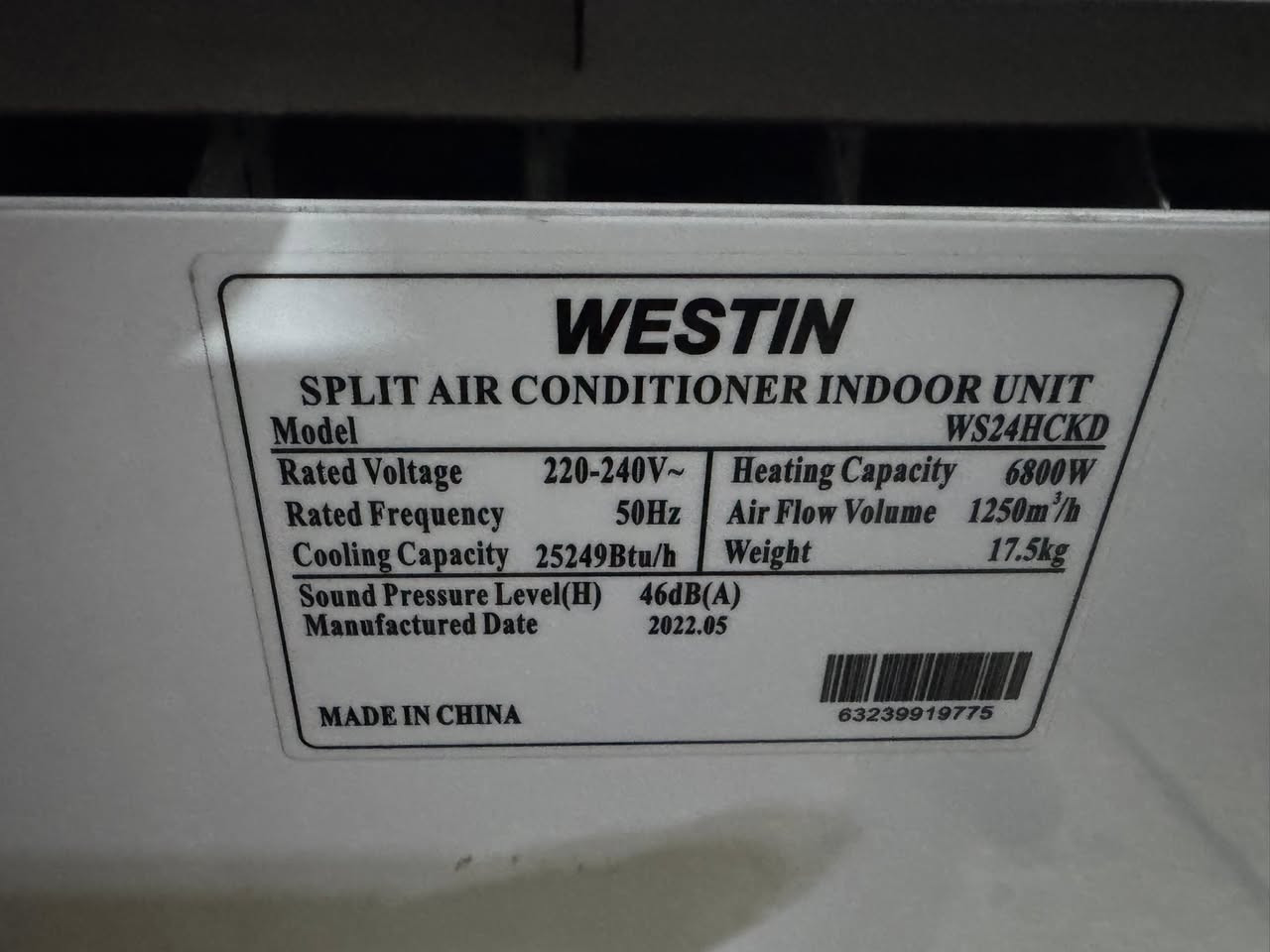 📣 عـرض مـميـز.. سبلت "وستن" (Westin) للبيـع! ❄️
متوفر الآن سبلت ماركة وستن (Westin)، يتميز بالمتانة والأداء العالي (نفس معمل سبلت "توست" بالضبط). الجهاز نظيف جداً وجاهز ليعطيك أفضل تبريد!
📌 المواصفات والتفاصيل:
 الإصدار: 2023 (نظام إيكو Eco الموفر للطاقة).
 نوع الغاز: 410A (تبريد قوي وصديق للبيئة).
 حالة الجهاز: الجهاز كامل الأغراض، جاهز للنصب مباشرةً وبدون أي نقص.
💰 السعر: 450 ألف دينار (السعر للجهاز فقط، بدون أجور العمل/النصب).
📍 العنوان: بغداد - حي أور - قرب جامع الفردوس.
📞 للتواصل والاستفسار: ***********
