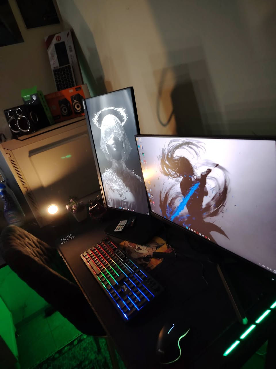 موصفات الpc
Rx 580 8gb 
Ram 16 gb ddr 4
Hhd 1t
I5 8th
شراي يتصل وات ساب ***********
