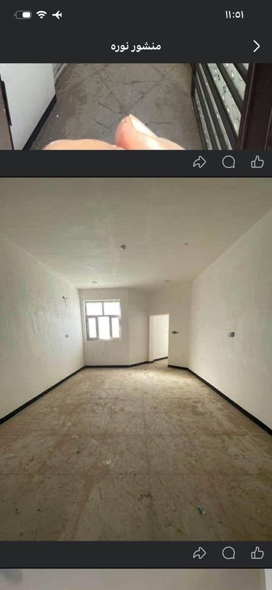 ♦️ دار للبيع في مجمع الكرار السكني 
تفاصيل الدار ..
♦️مساحة ٢٠٠ متر بلوك ٥٤
♦️بعقد ١١٥ واصل للمصرف٣٦ مليون باقي ٧٩
♦️يباع نقدا ب٧٠ قفل ..غير قابل للنقصان.
للشراء الاتصال  على ***********
