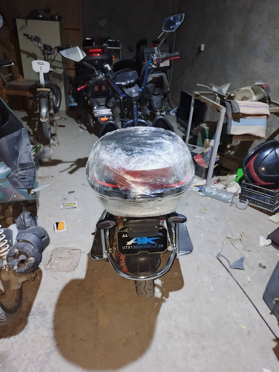 السلام عليكم ماطور الاخوين موديل 25 بطاريات جدد هيوشه 1/1انشدت السعر 550 وبي مجال ***********
