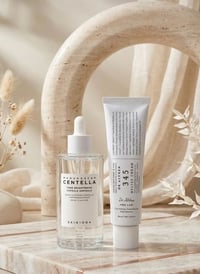 بشرة زجاجية • سيروم سنتيلا • كريم Althea 345