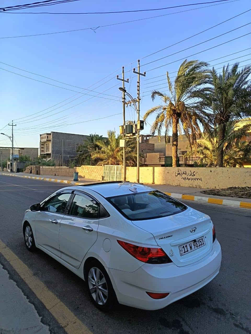 اكسنت 2014 خليجي رقم بغداد الجديد سنويه وهزه جديده.. سنويه 2031

ماشيه 100 الف حقيقي.. كتلوكات الشركه موجود
قطعه وحده صبغ فقط.. فول مواصفات
محرك 1600 دوش المرغوب ستندر عل شركه
كير عل شركه.. صدر شركه

تبريد شغال ثلج شركه
تخم تاير جديد مبدلهن قبل اسبوع

السعر 103 وبيها مجال للشراي
مكان السياره فلوجه حي العسكري قرب سيطره الموظفين
*********** واتساب
***********
