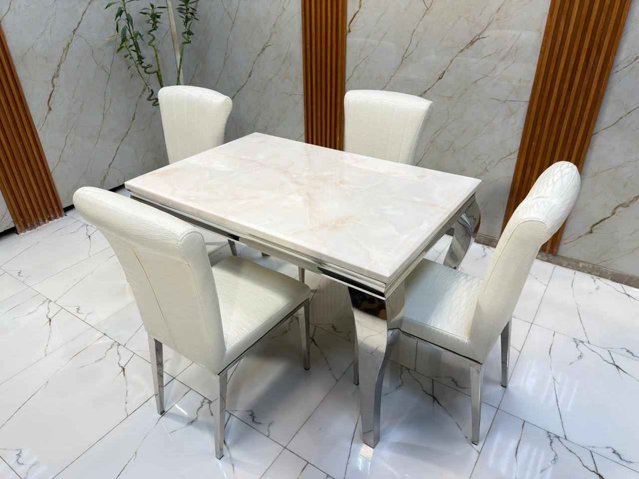 ميز طعام سطح مرمر رجل حديد كشنات جلد
8 كرسي السعر 735الف
6 كرسي السعر 545 الف
4 كرسي السعر 465 الف

توصيل داخل بغداد  5 اطراف 10 
جميع  المحافظات 25 الف 🚚🚛 بغداد, العراق


**إذا كنت صاحب هذا الإعلان وتريد حذفه لأي سبب، رجاءا أرسل رسالة إلى الدعم الفني**