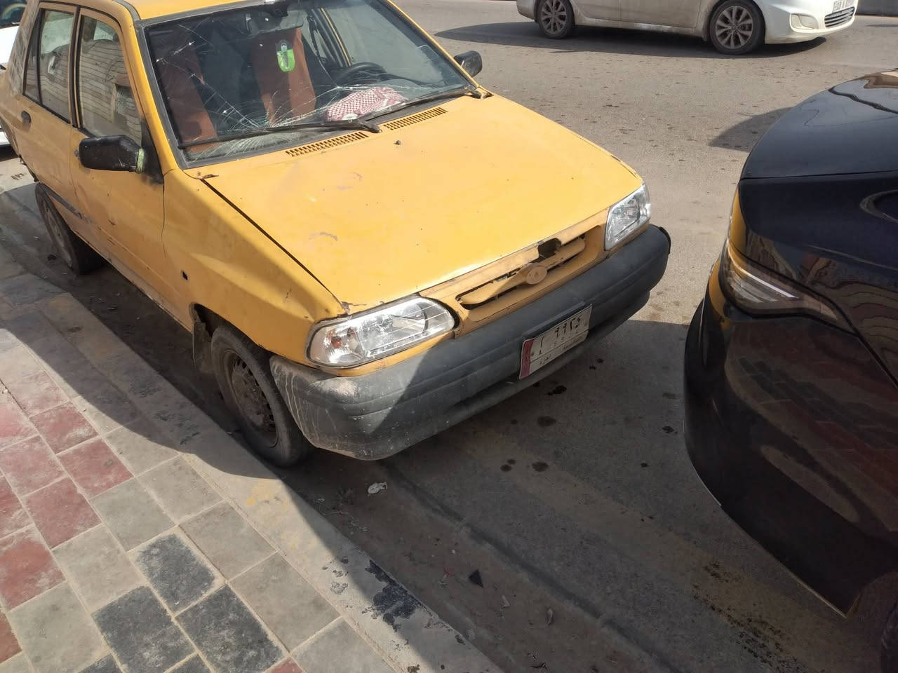 سايبه للبيع موديل ١٣
مكينه بيه بخار
حداديه نص عمر
شواصي عوزهن تعمير
سنويه لل٢٧ بأسمي
مكاني نجف.عباسية 
سعره ١٤ وبيه مجال
***********
